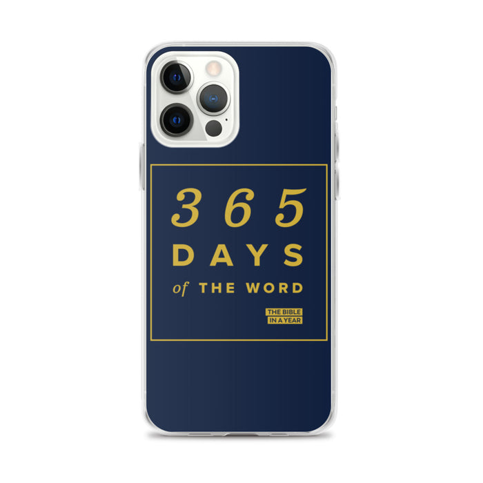 365 Days of the Word Bible in a Year iPhone Case – Navy