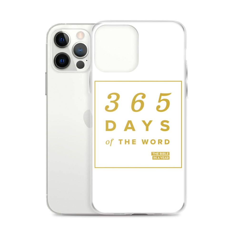 365 Days of the Word Bible in a Year iPhone Case - White