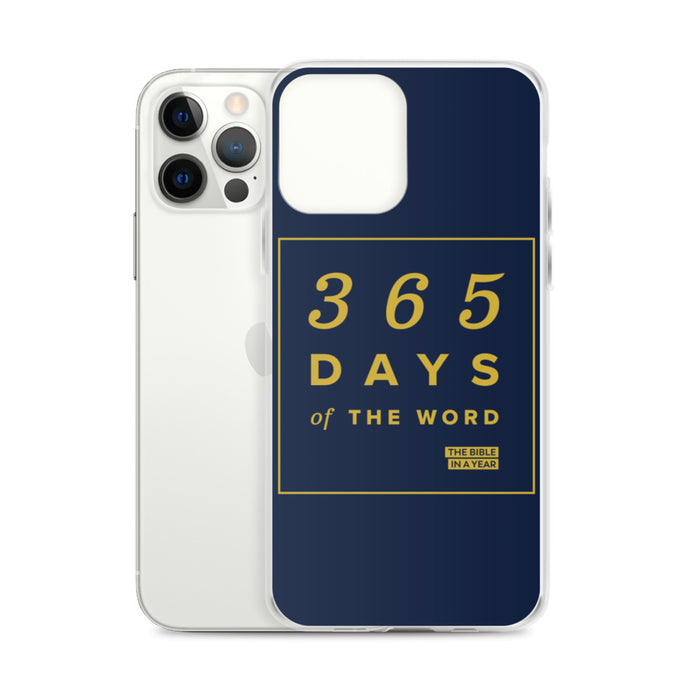 365 Days of the Word Bible in a Year iPhone Case – Navy