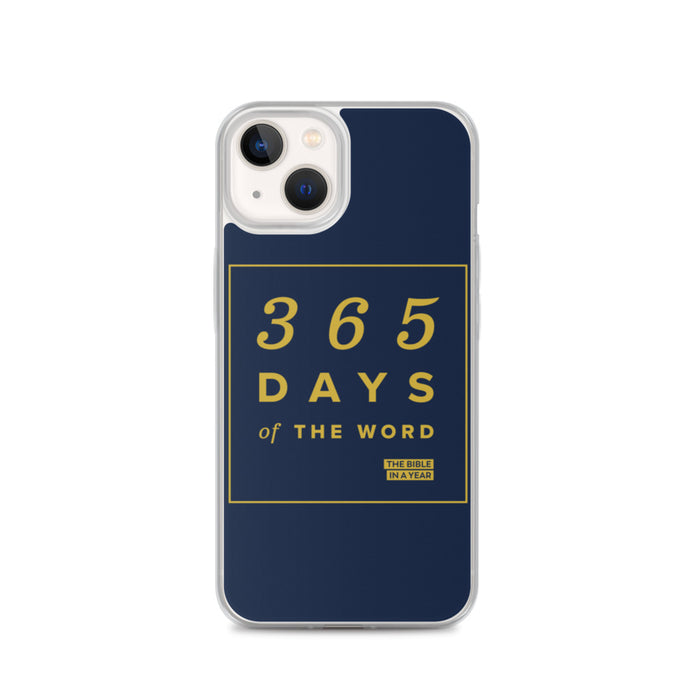 365 Days of the Word Bible in a Year iPhone Case – Navy