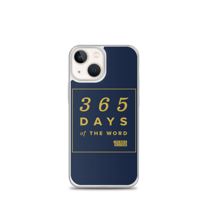 365 Days of the Word Bible in a Year iPhone Case – Navy