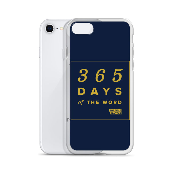 365 Days of the Word Bible in a Year iPhone Case – Navy