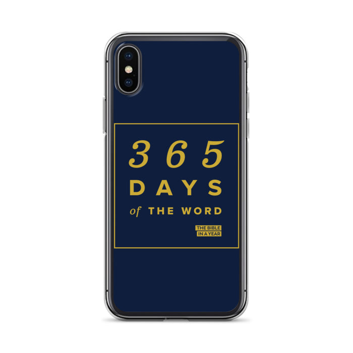 365 Days of the Word Bible in a Year iPhone Case – Navy