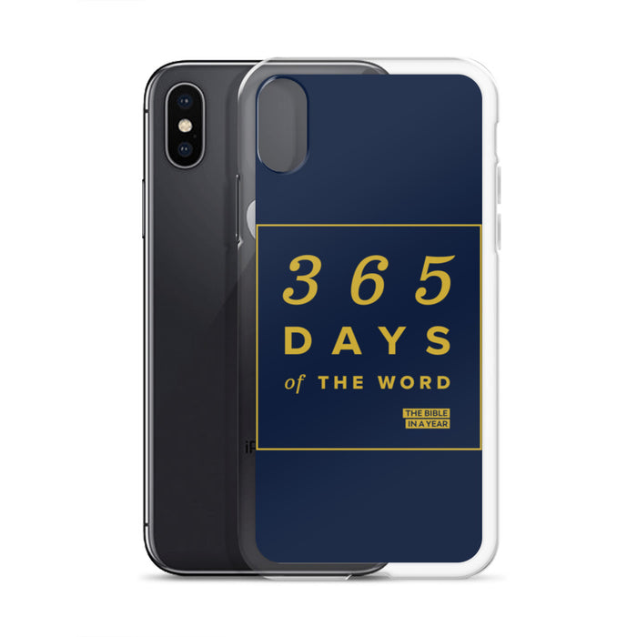 365 Days of the Word Bible in a Year iPhone Case – Navy