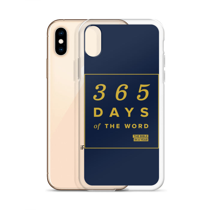 365 Days of the Word Bible in a Year iPhone Case – Navy