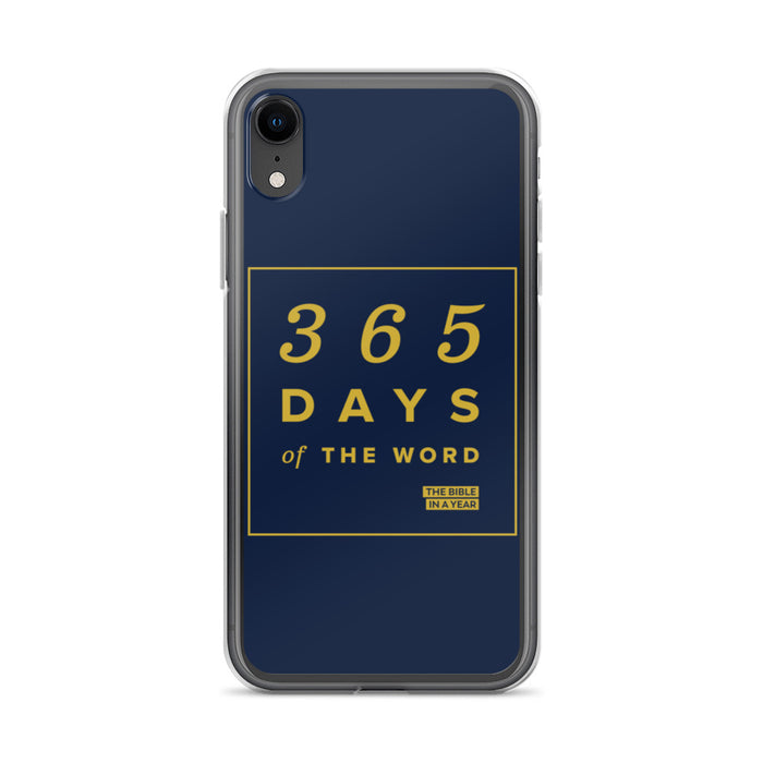 365 Days of the Word Bible in a Year iPhone Case – Navy