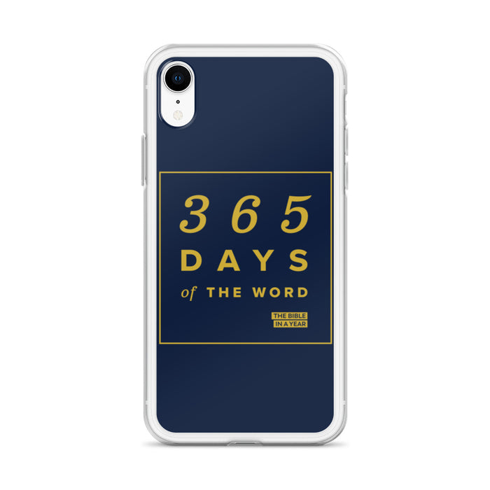 365 Days of the Word Bible in a Year iPhone Case – Navy