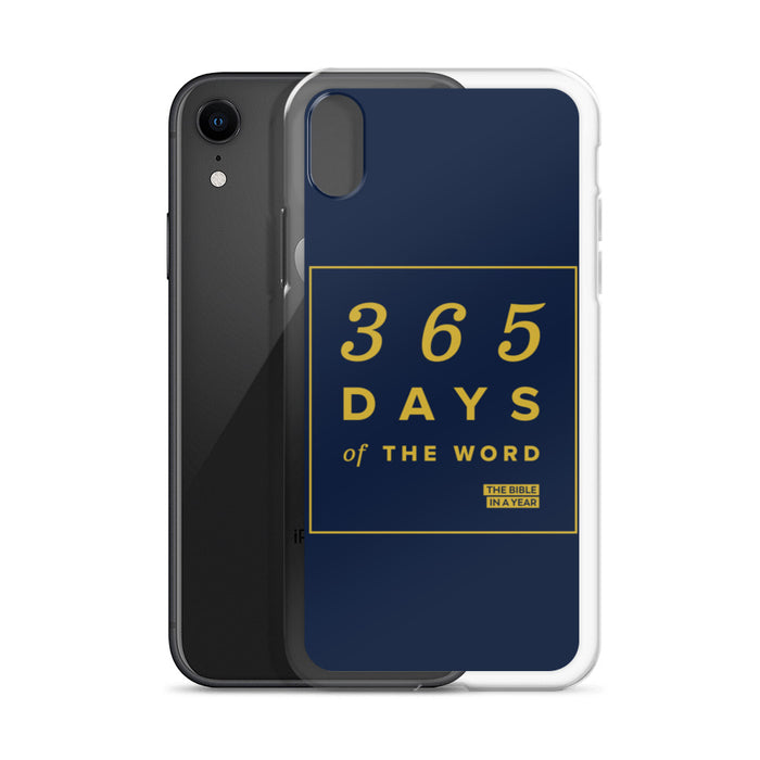 365 Days of the Word Bible in a Year iPhone Case – Navy