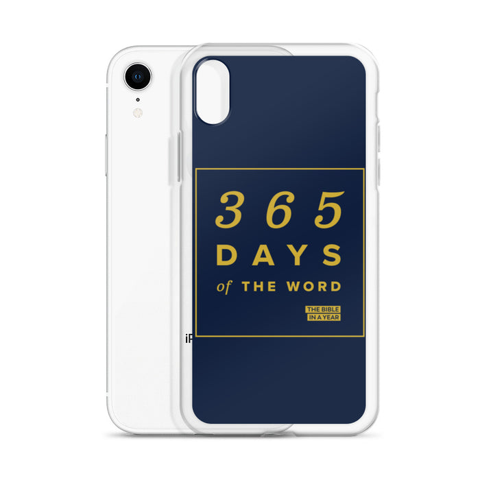 365 Days of the Word Bible in a Year iPhone Case – Navy