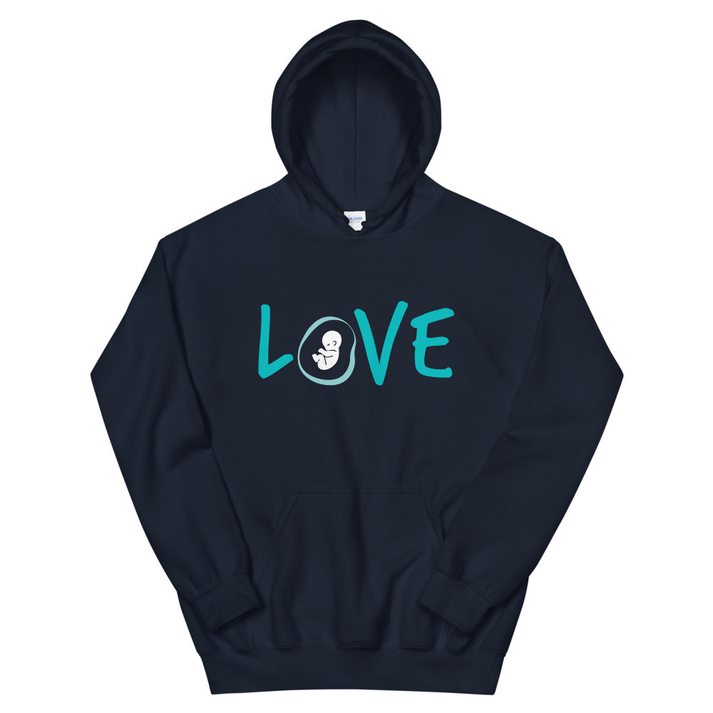 "Love" / Pro-Life Hoodie