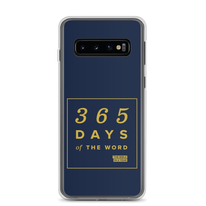 365 Days of the Word Bible in a Year Samsung Phone Case – Navy