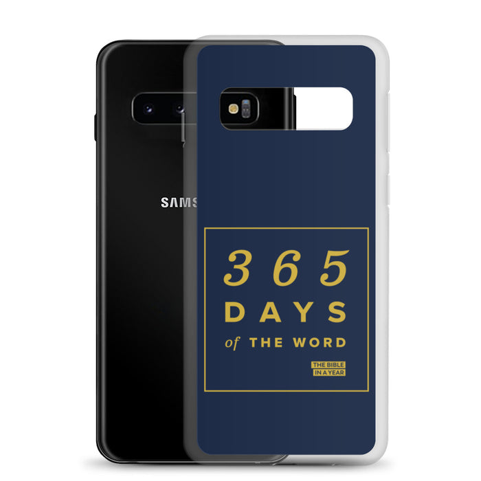 365 Days of the Word Bible in a Year Samsung Phone Case – Navy