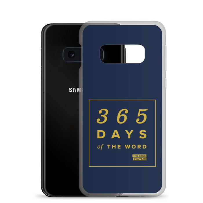 365 Days of the Word Bible in a Year Samsung Phone Case – Navy