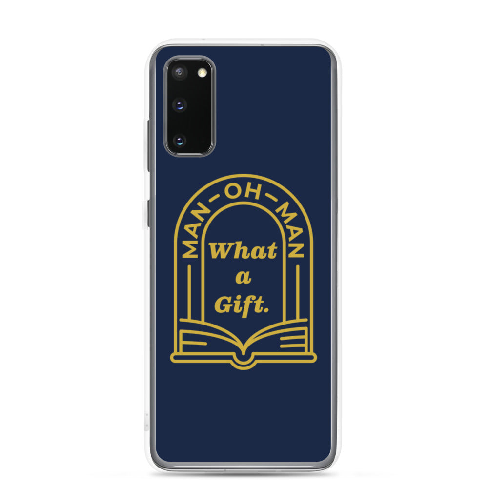 Man-oh-Man Bible in a Year Samsung Phone Case - Navy