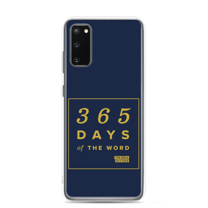 365 Days of the Word Bible in a Year Samsung Phone Case – Navy