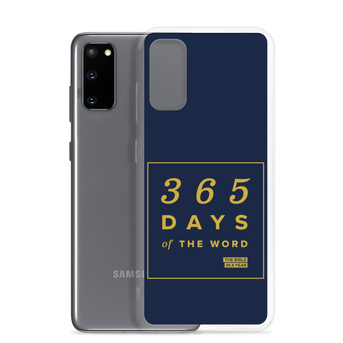 365 Days of the Word Bible in a Year Samsung Phone Case – Navy