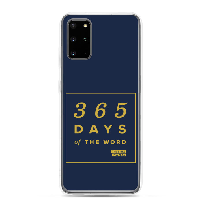 365 Days of the Word Bible in a Year Samsung Phone Case – Navy