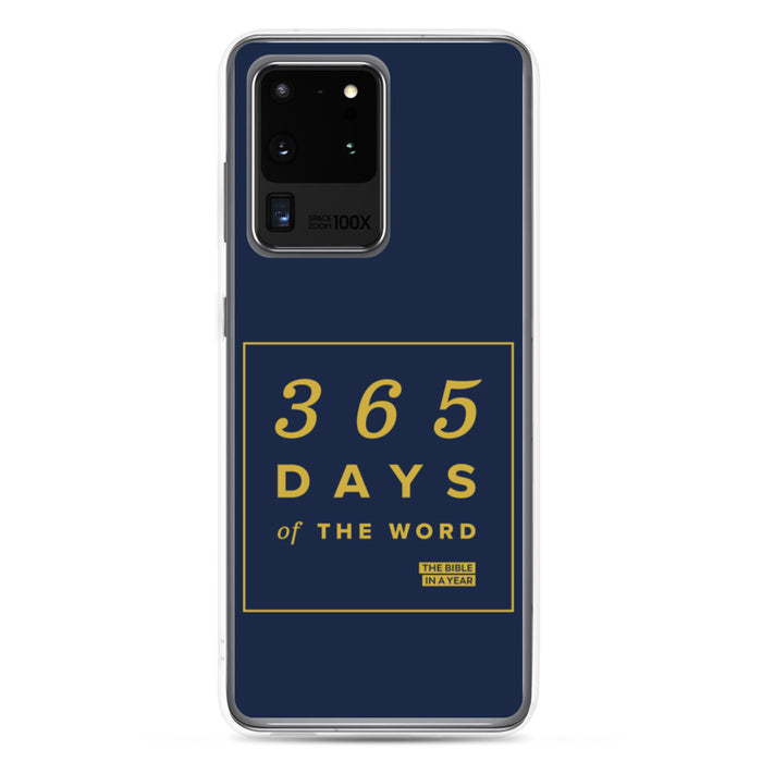 365 Days of the Word Bible in a Year Samsung Phone Case – Navy