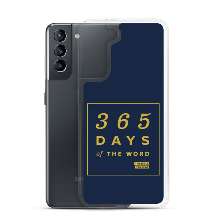 365 Days of the Word Bible in a Year Samsung Phone Case – Navy