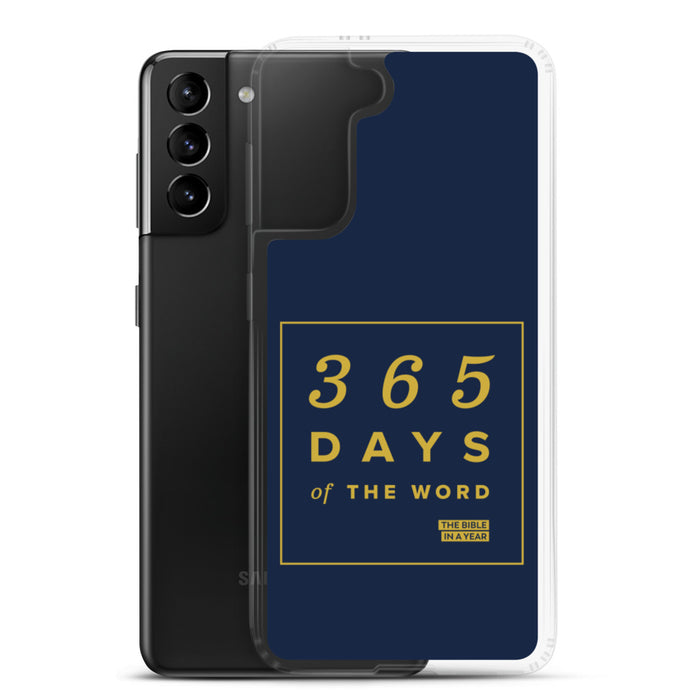 365 Days of the Word Bible in a Year Samsung Phone Case – Navy