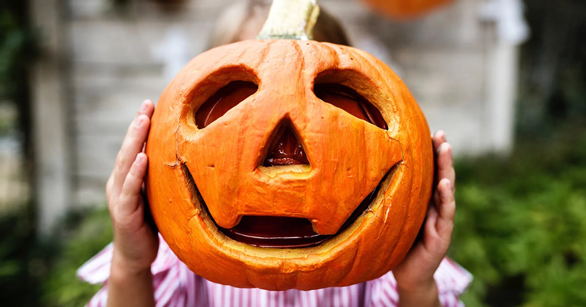 celebrate Halloween with jack o'lantern
