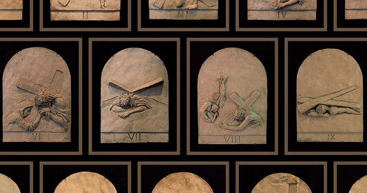 stations of the cross: six, seven, eight, and nine