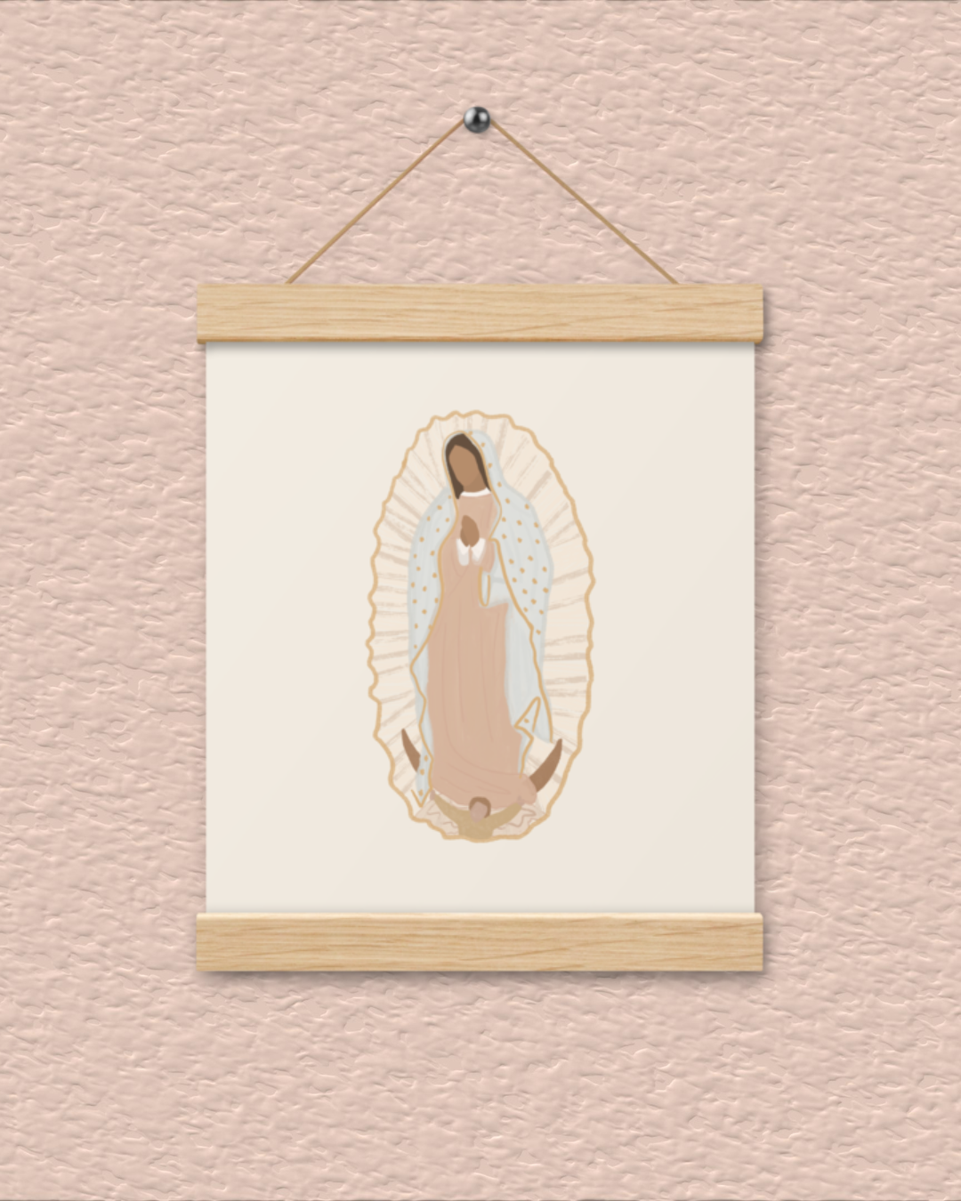 Our Lady of Guadalupe Art Print with Hanger: Zelie & Lou