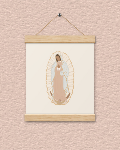 Our Lady of Guadalupe Art Print with Hanger: Zelie & Lou