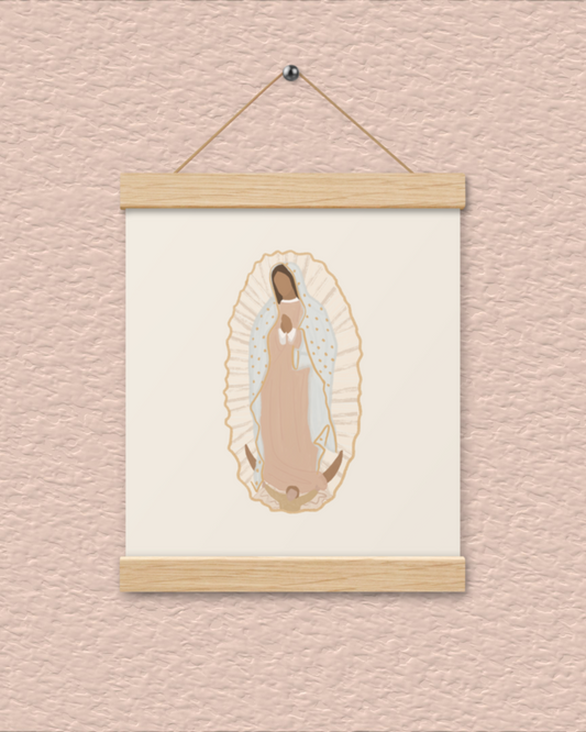 Our Lady of Guadalupe Art Print with Hanger: Zelie & Lou