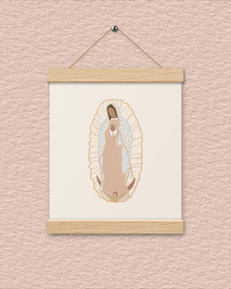 Our Lady of Guadalupe Art Print with Hanger: Zelie & Lou