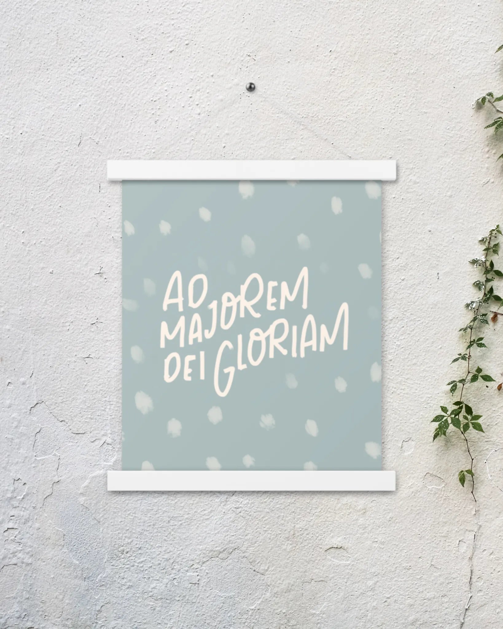 AMDG Art Print with Hanger: Zelie & Lou