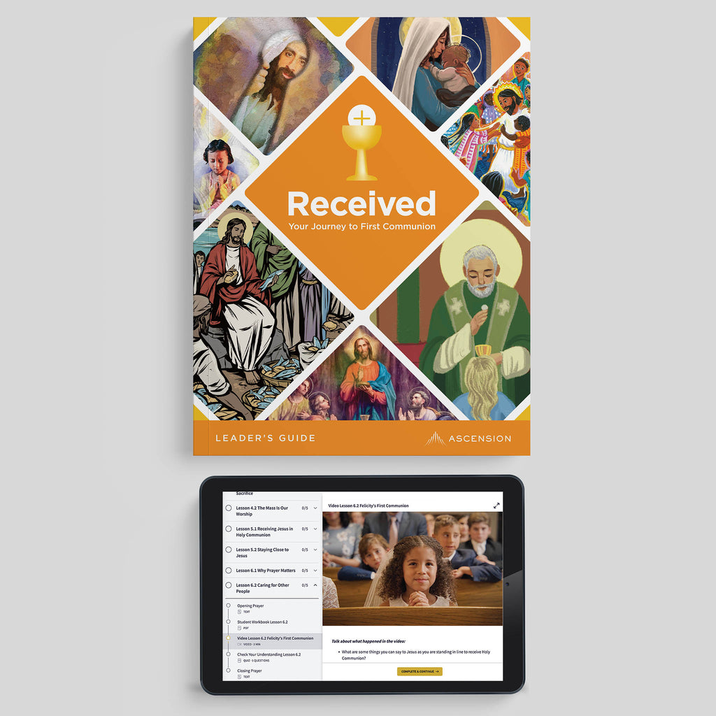 Received First Edition: Your Journey to First Communion Leader's Guide (Includes Online Leader's Access)