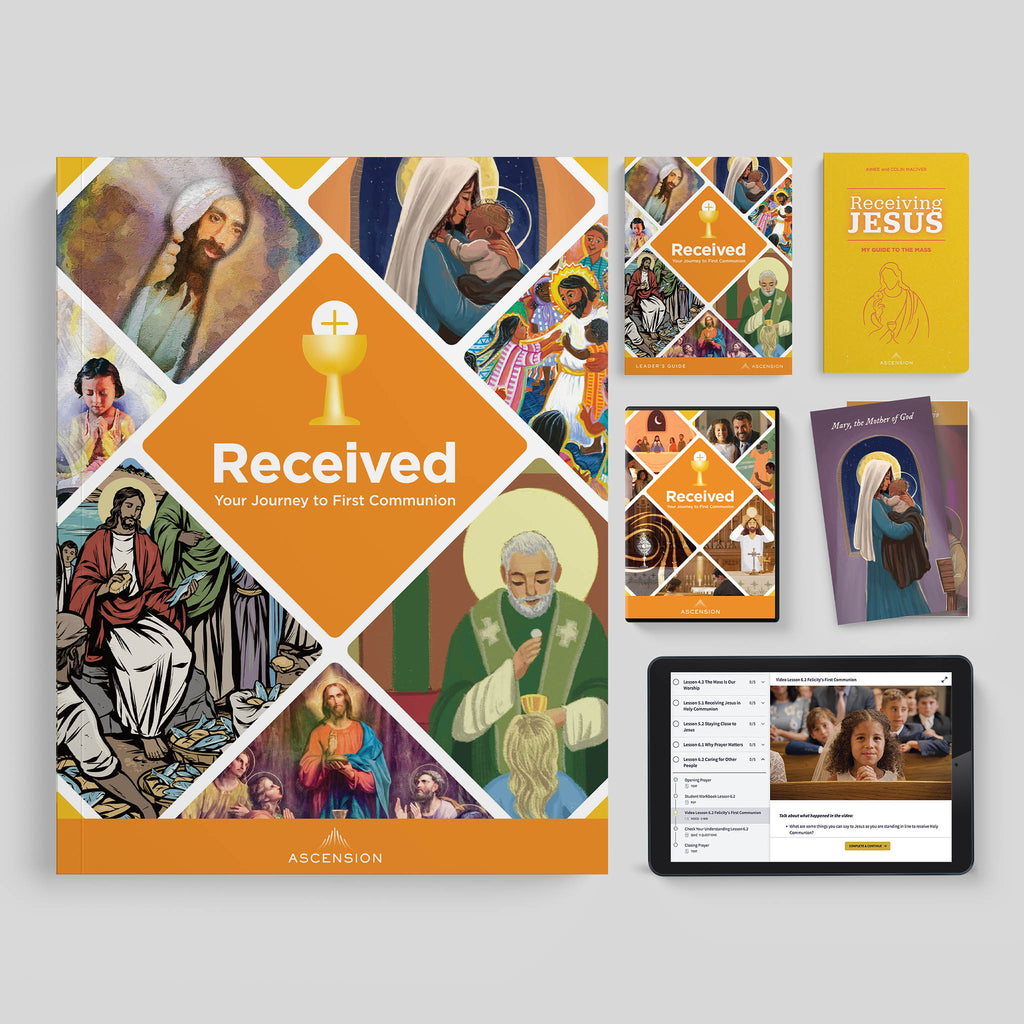 Received First Edition: Your Journey to First Communion Starter Pack (Includes Online Leader's Access)