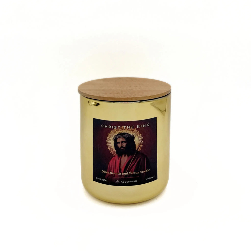 "Olive Branch and Citrus" / Christ the King Candle