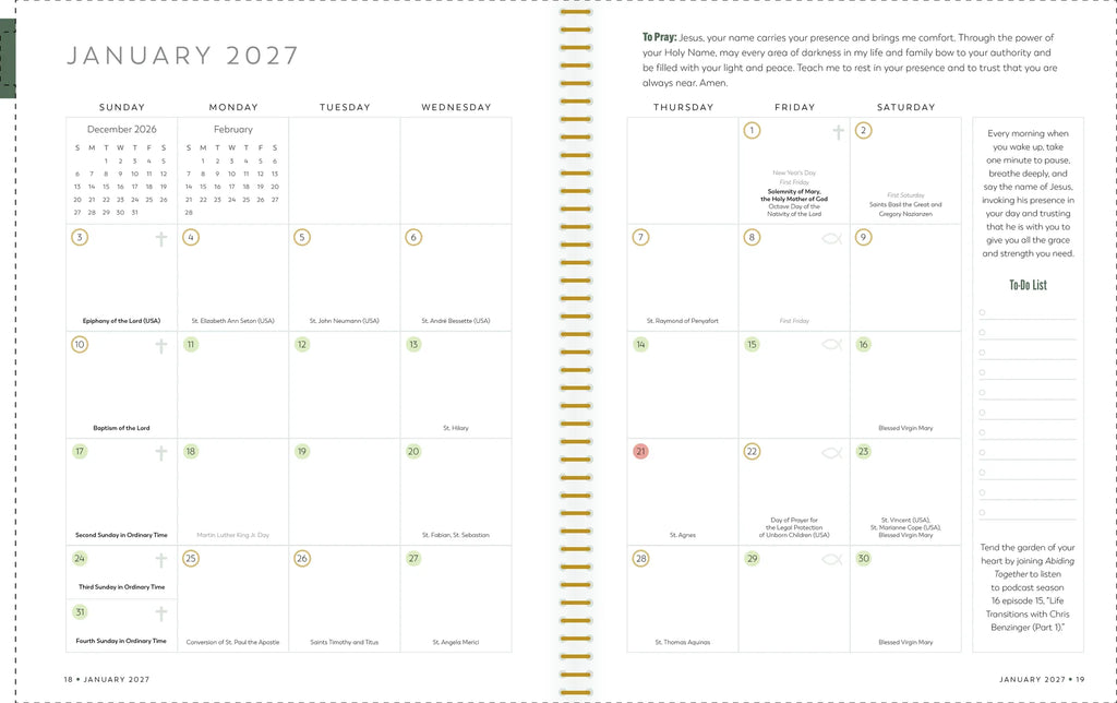 Ascension Planner 2027: A Tool for Catholic Daily Living