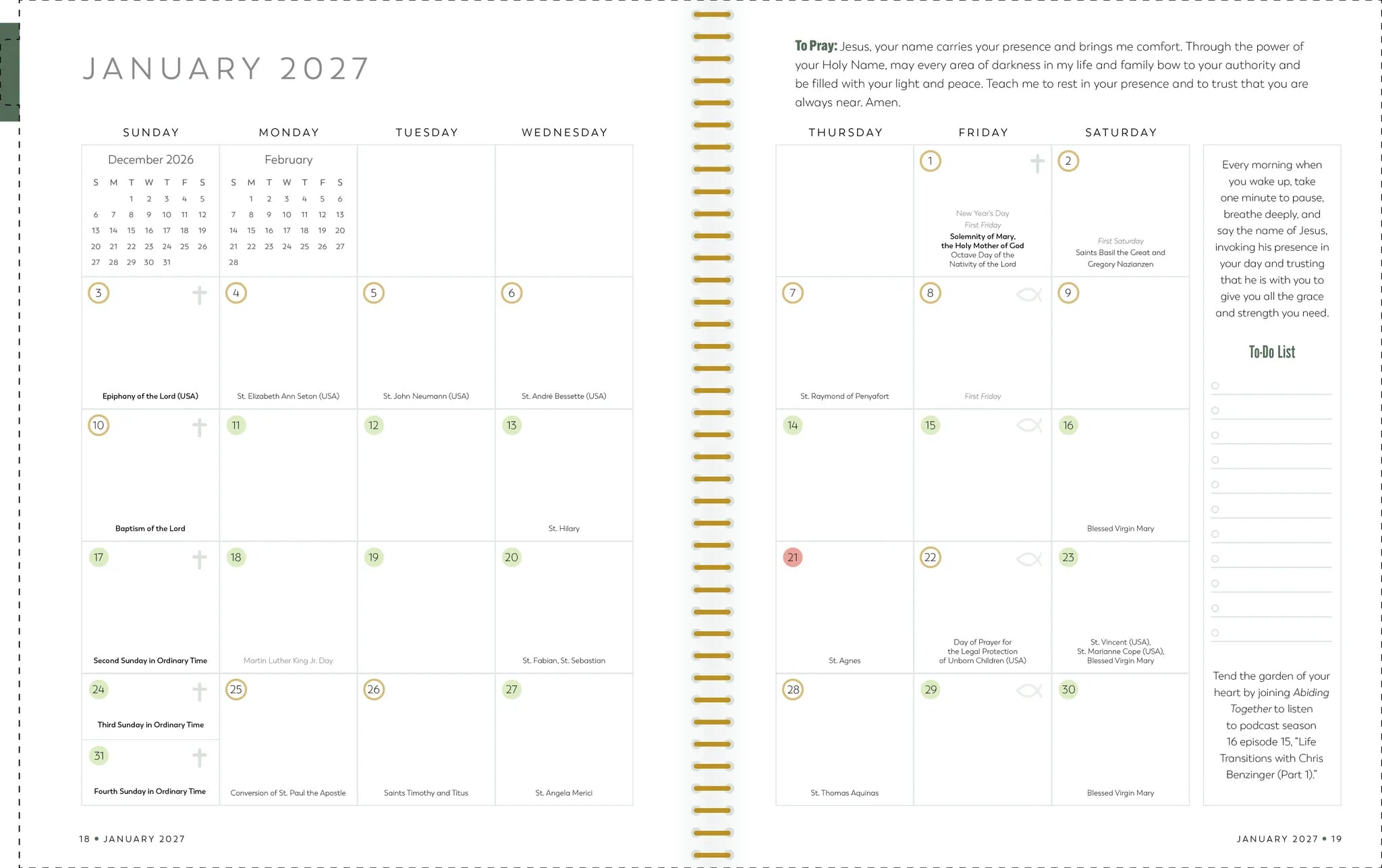 Ascension Planner 2027: A Tool for Catholic Daily Living