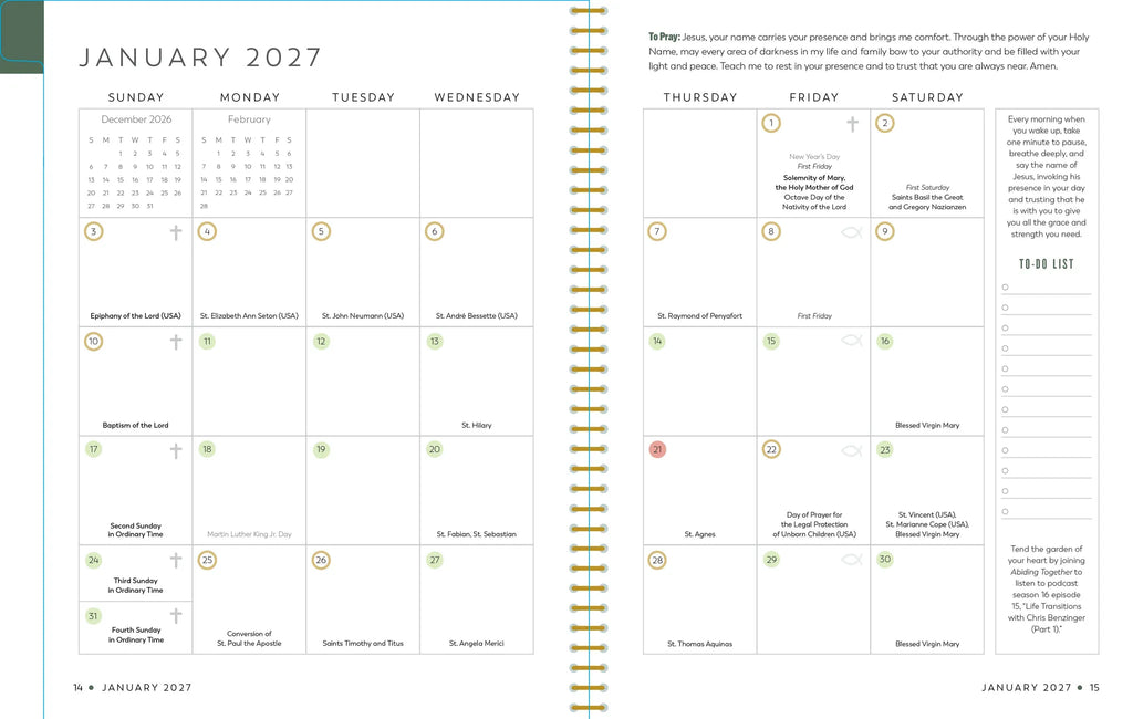 Ascension Planner 2027: A Tool for Catholic Daily Living