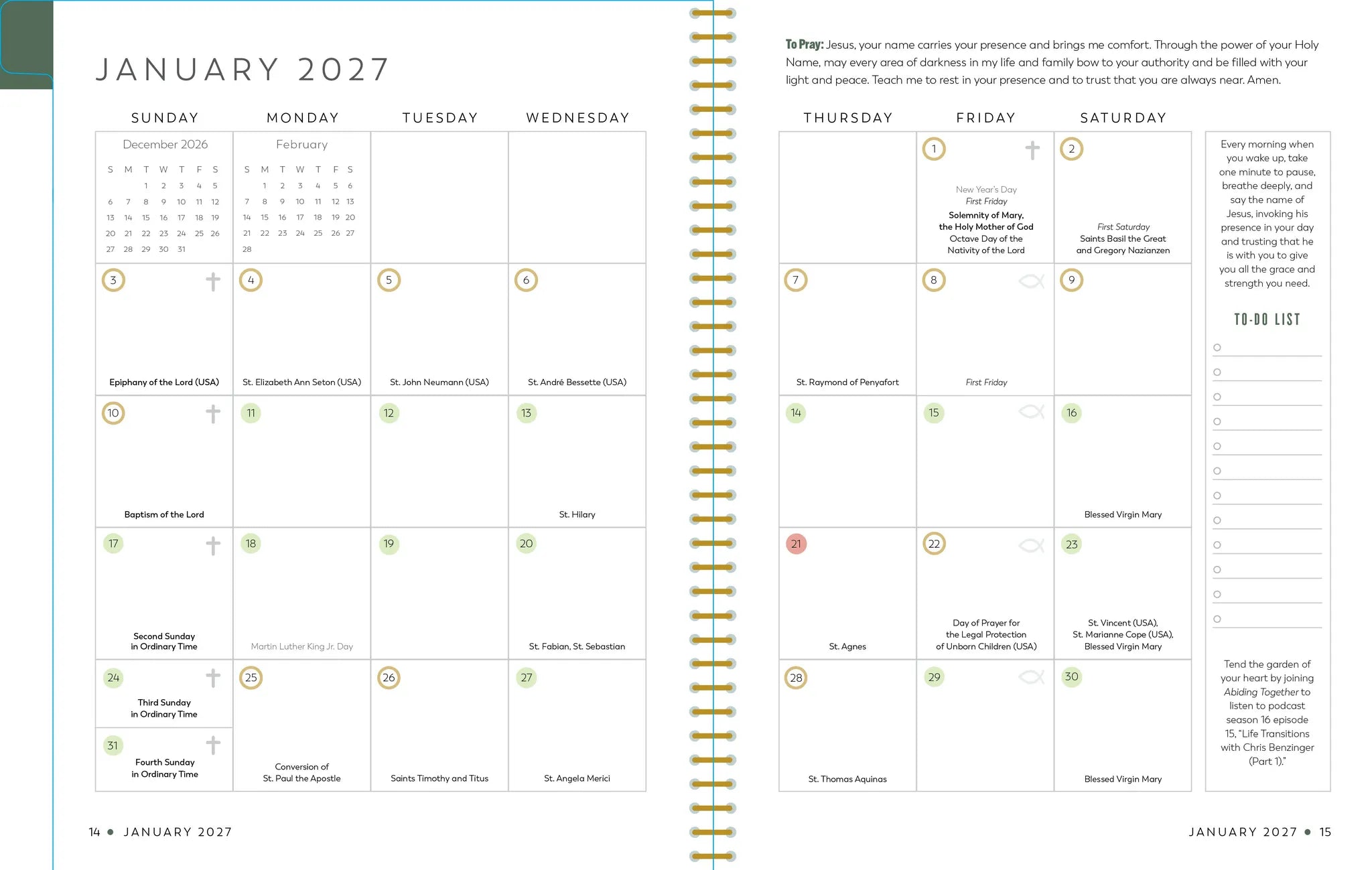 Ascension Planner 2027: A Tool for Catholic Daily Living