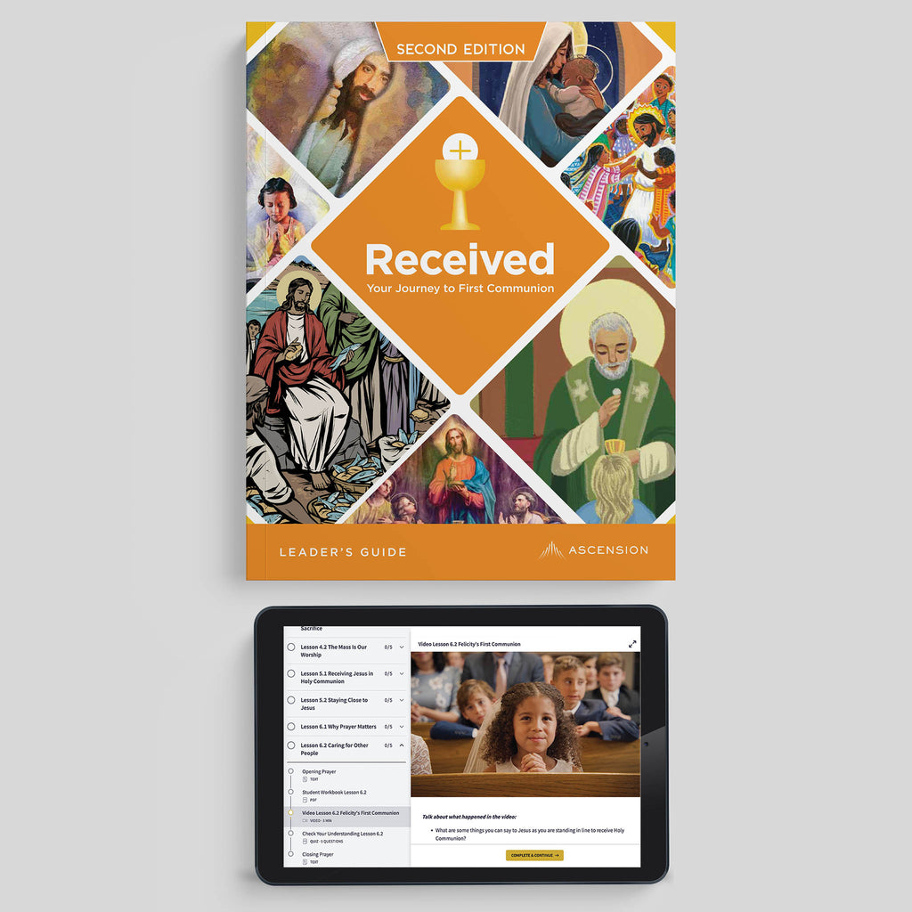 Received First Edition: Your Journey to First Communion Leader's Guide (Includes Online Leader's Access)