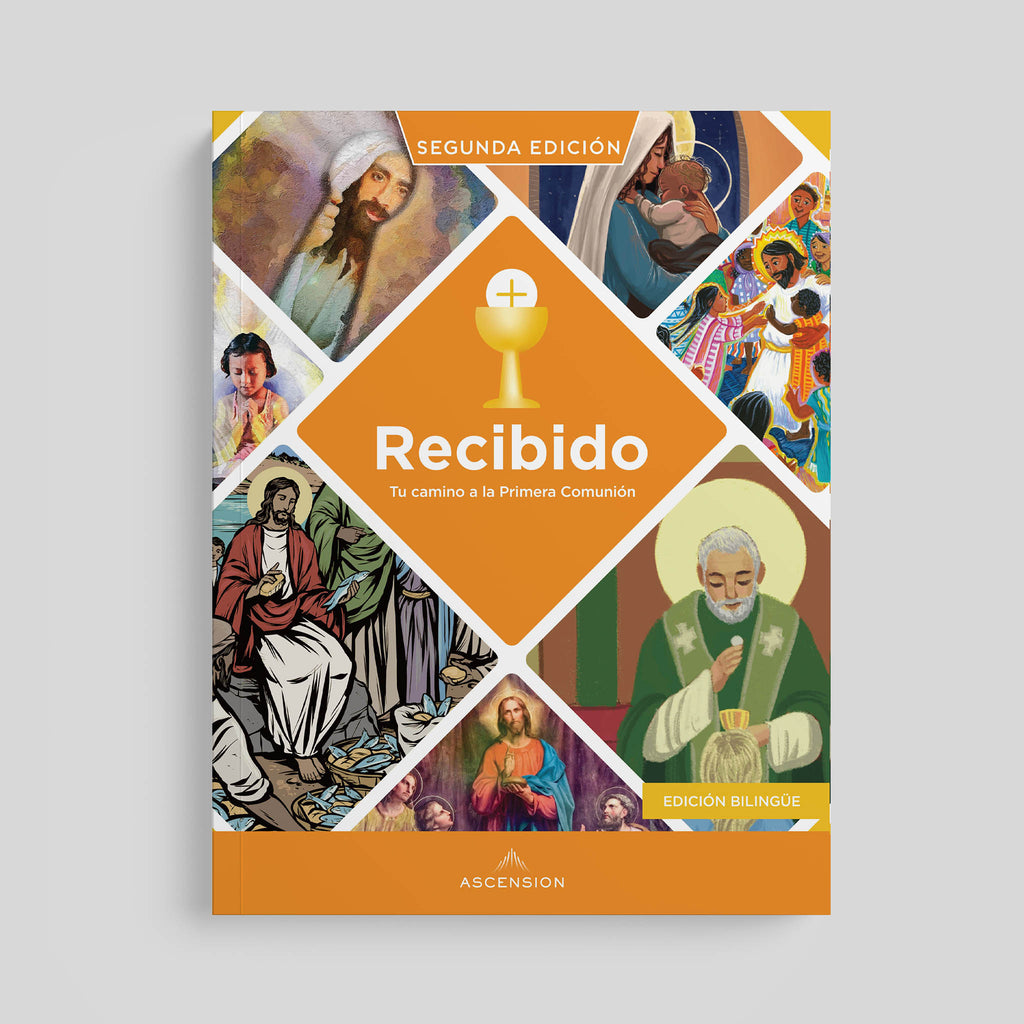 Recibido: Su cuaderno de trabajo del alumno para el viaje a la Primera Comunión (SIN acceso al curso en línea)