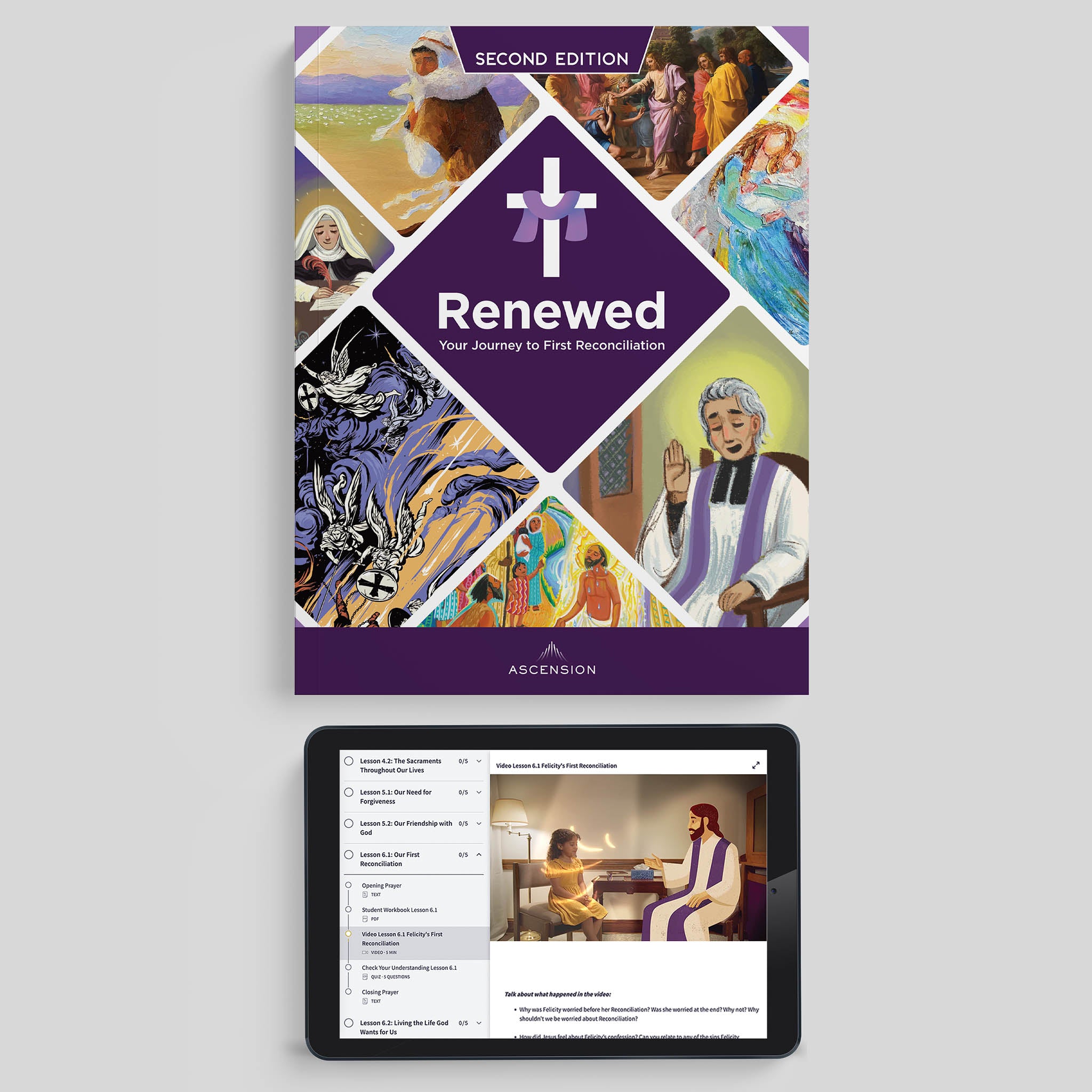 Renewed Second Edition: Your Journey to First Reconciliation Student Workbook Including Online Course Access