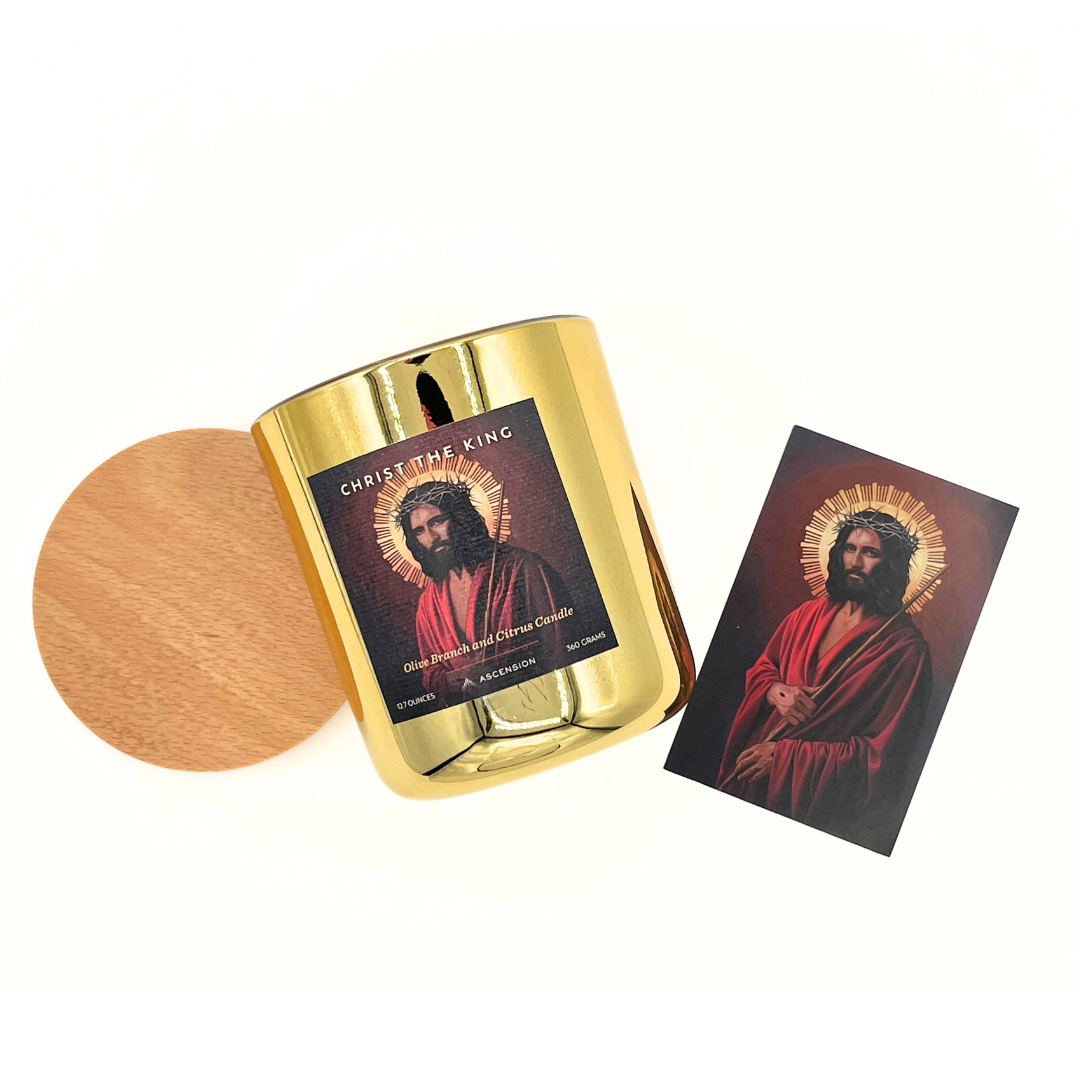 "Olive Branch and Citrus" / Christ the King Candle