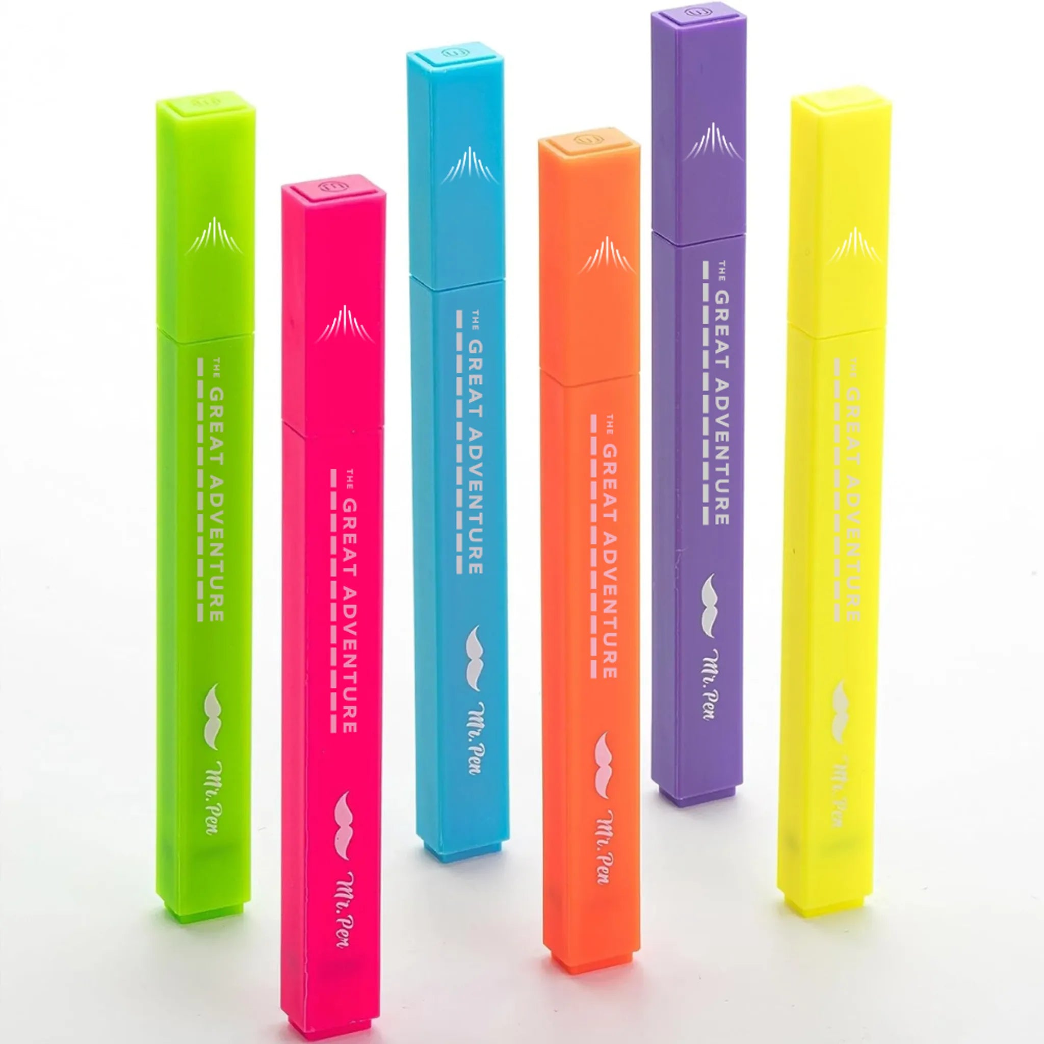 The Great Adventure Chisel Tip Bible Highlighters (6 pcs Pack)