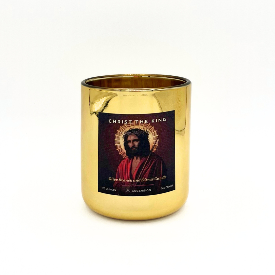 "Olive Branch and Citrus" / Christ the King Candle