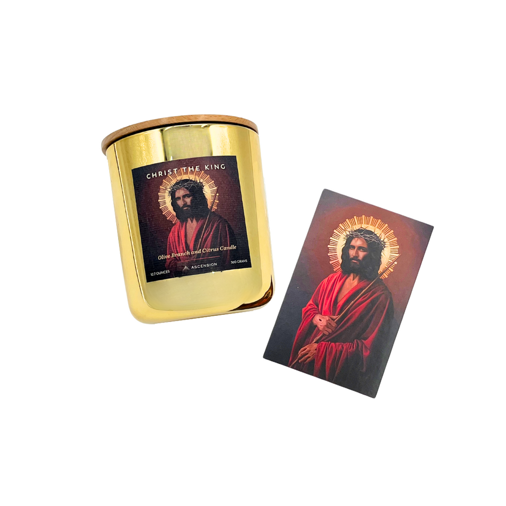"Ramo de olivo y cítricos" / Vela Cristo Rey