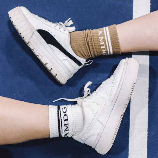 "AMDG" / Crew Socks