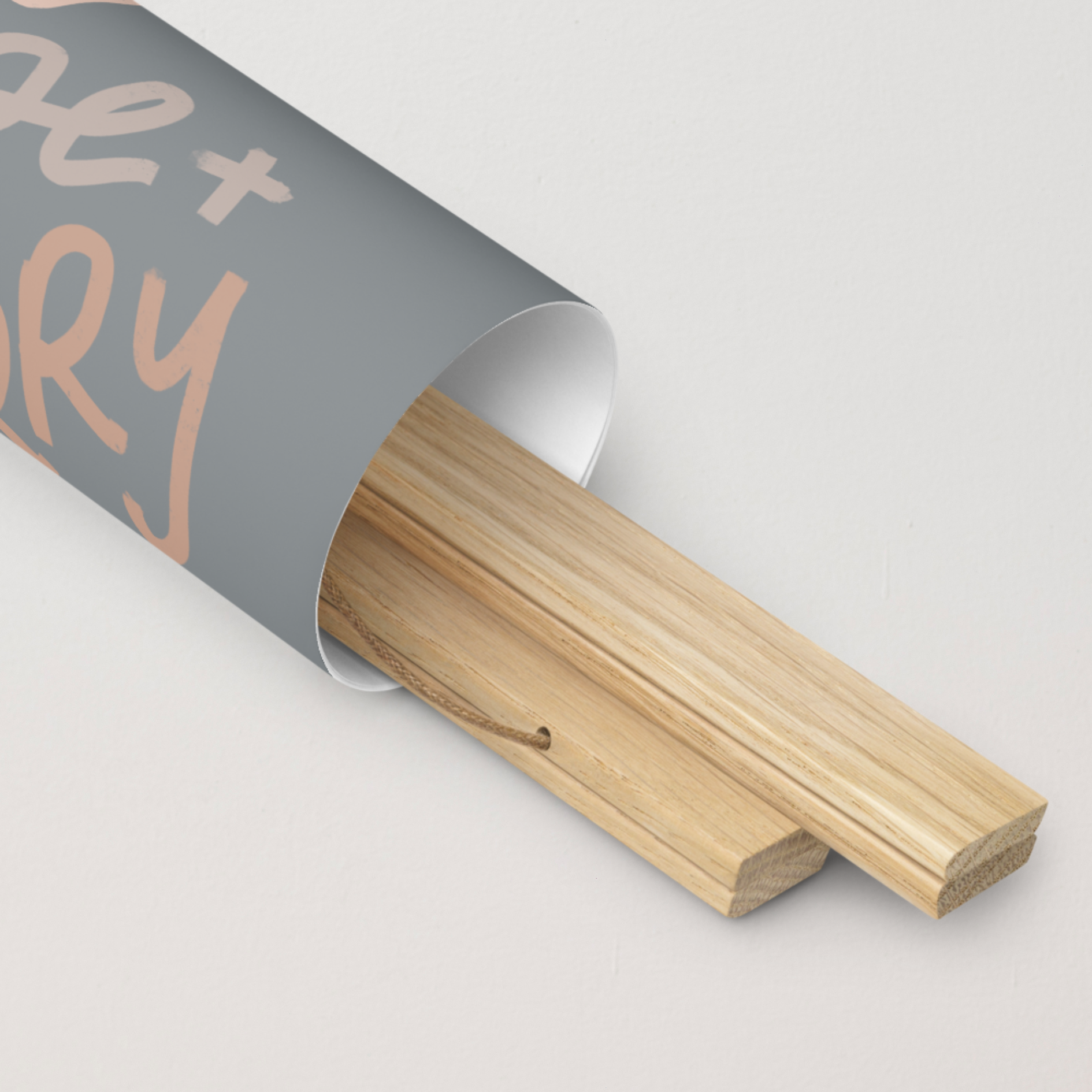 Pray, Hope and Don't Worry Art Prints with Hanger: Zelie & Lou