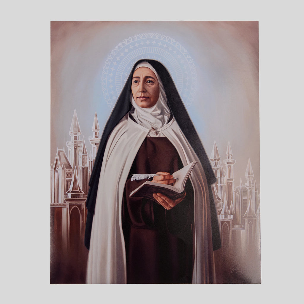 St. Teresa of Ávila Sacred Art Canvas Print