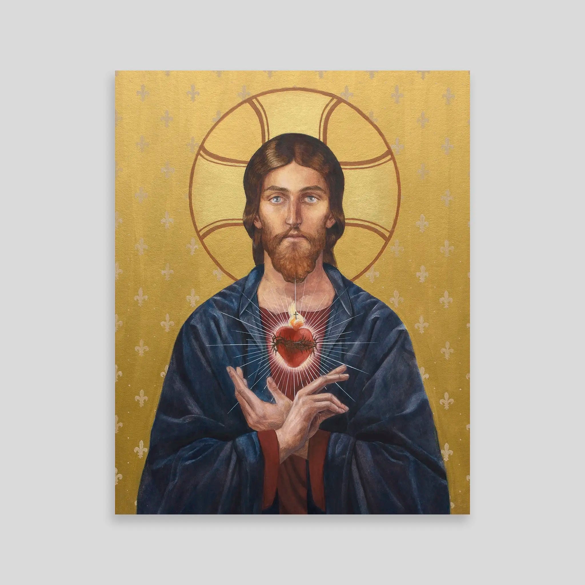 Bernadette Carstensen Sacred Heart of Jesus Art Print - 18" x 24"