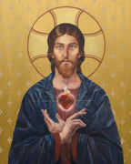 Bernadette Carstensen Sacred Heart of Jesus Art Print - 18" x 24"